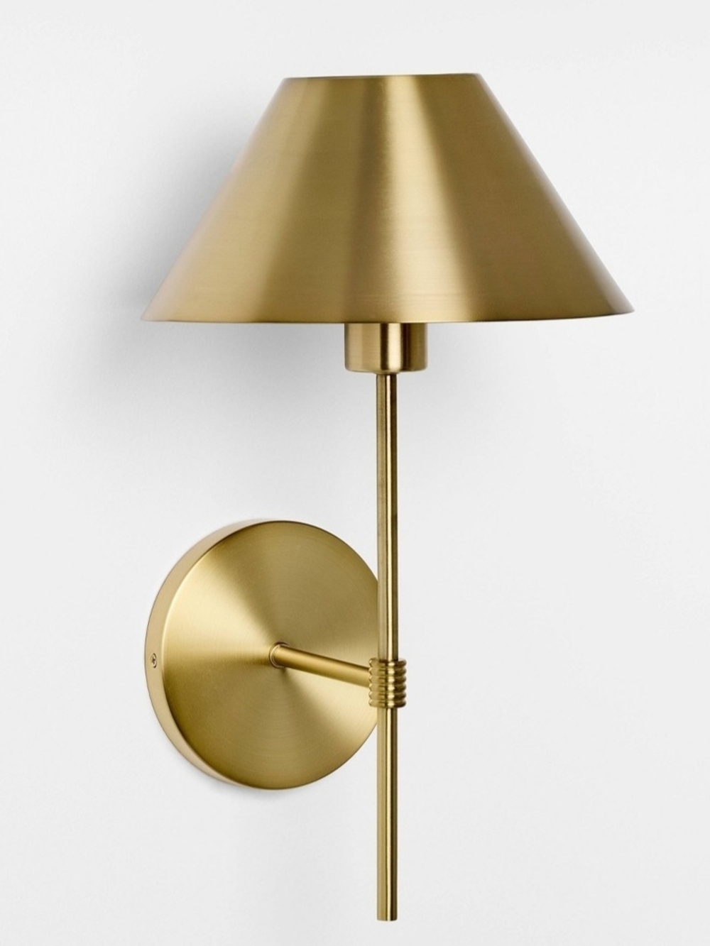 2 Pack- Threshold Metal Brass Wall Sconce